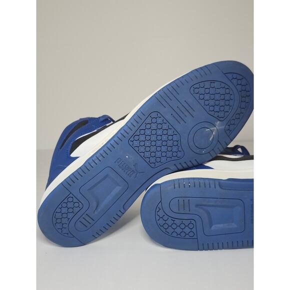 Puma Men’s Rebound Layup High Top Sneakers SoftFoam Blue White 14 Streetwear main image 7